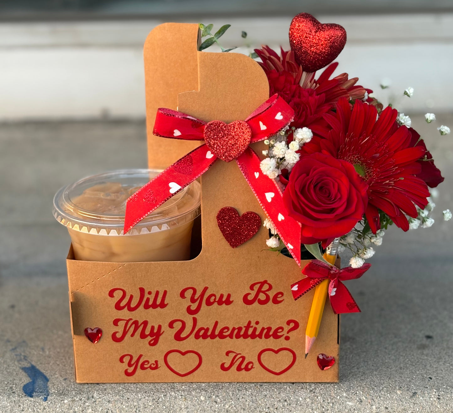 Proposal Valentines cup holder